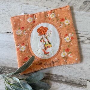 Vintage Muted Orange Holly Hobby Hot Pad Pot Holder ~ American Greetings